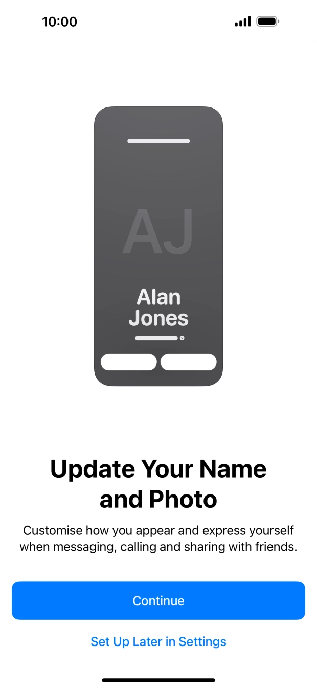 Press Continue. Press Continue.