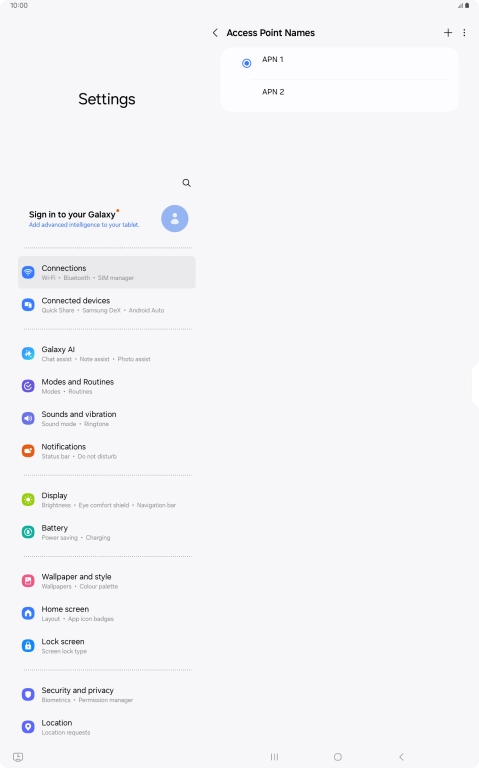 Press the Home key to return to the home screen.