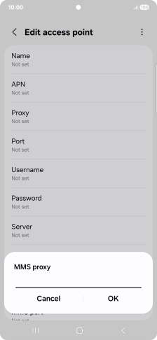 Key in 10.1.1.180 and press OK.