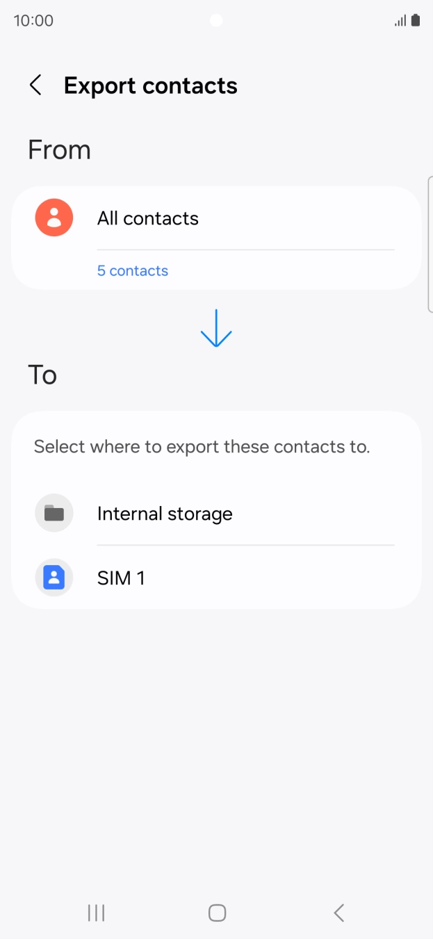 Press the name of your SIM.