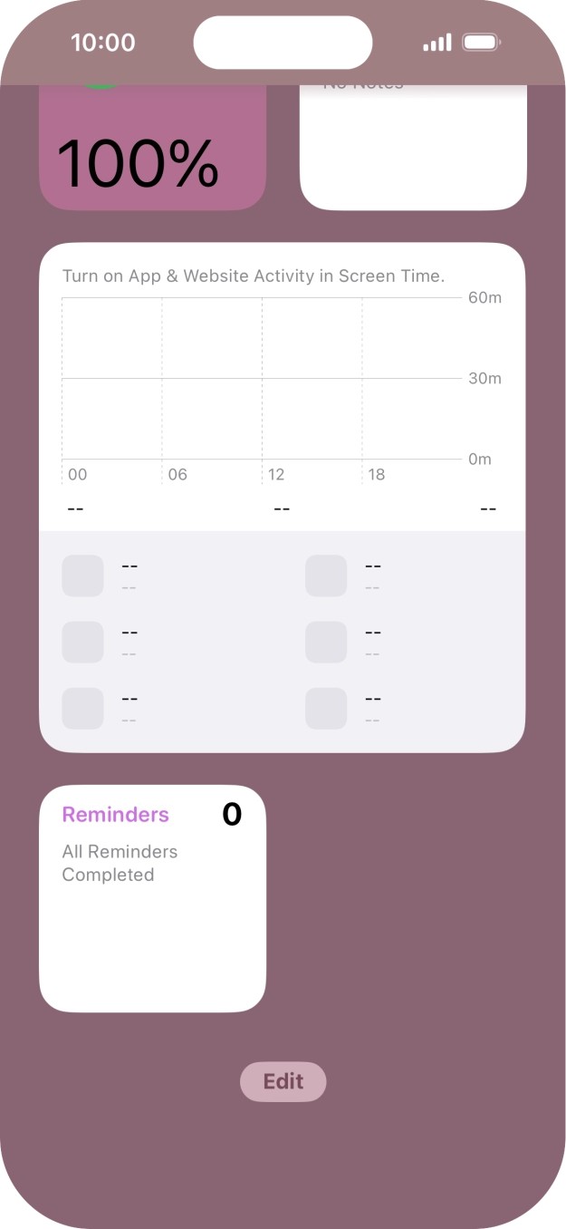 Press Edit. Press Edit.