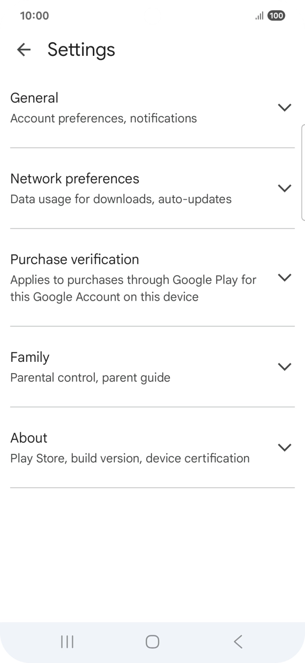 Press Network preferences.