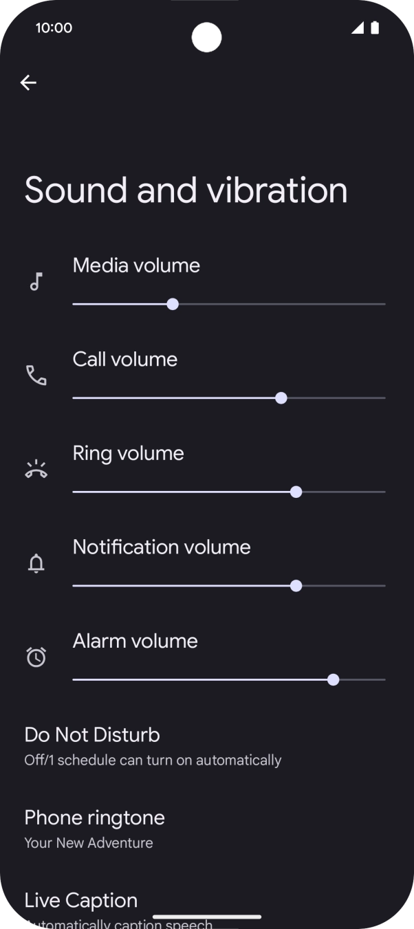 Press Phone ringtone.