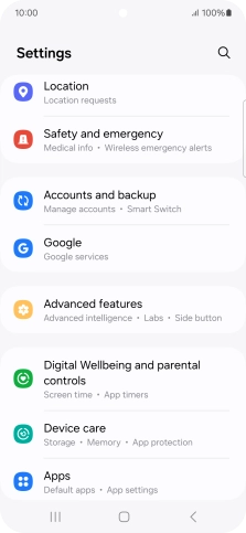 Press Google.