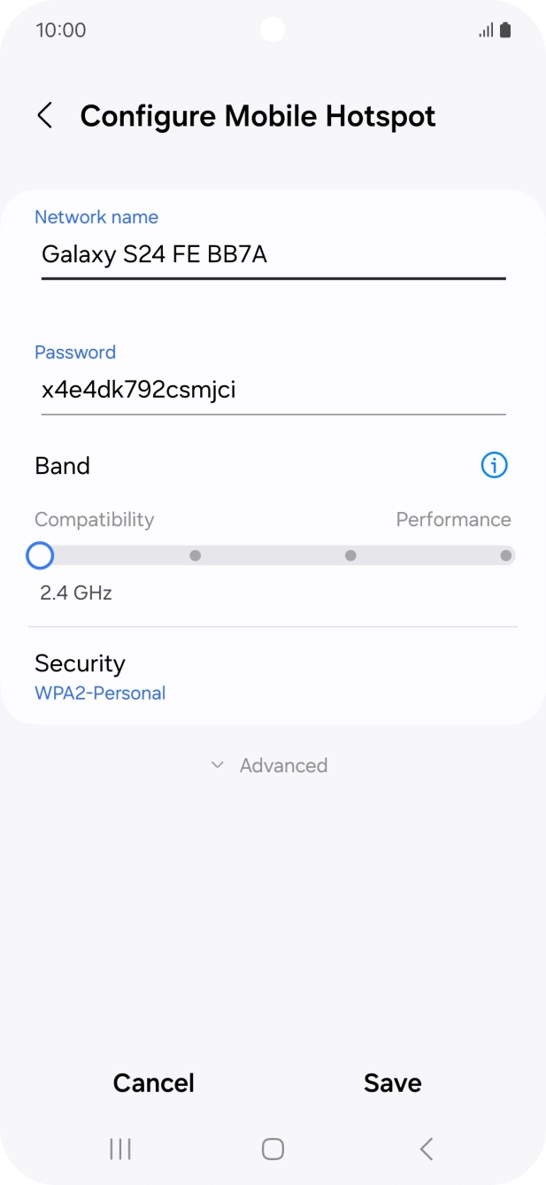Press the field below Press the field below