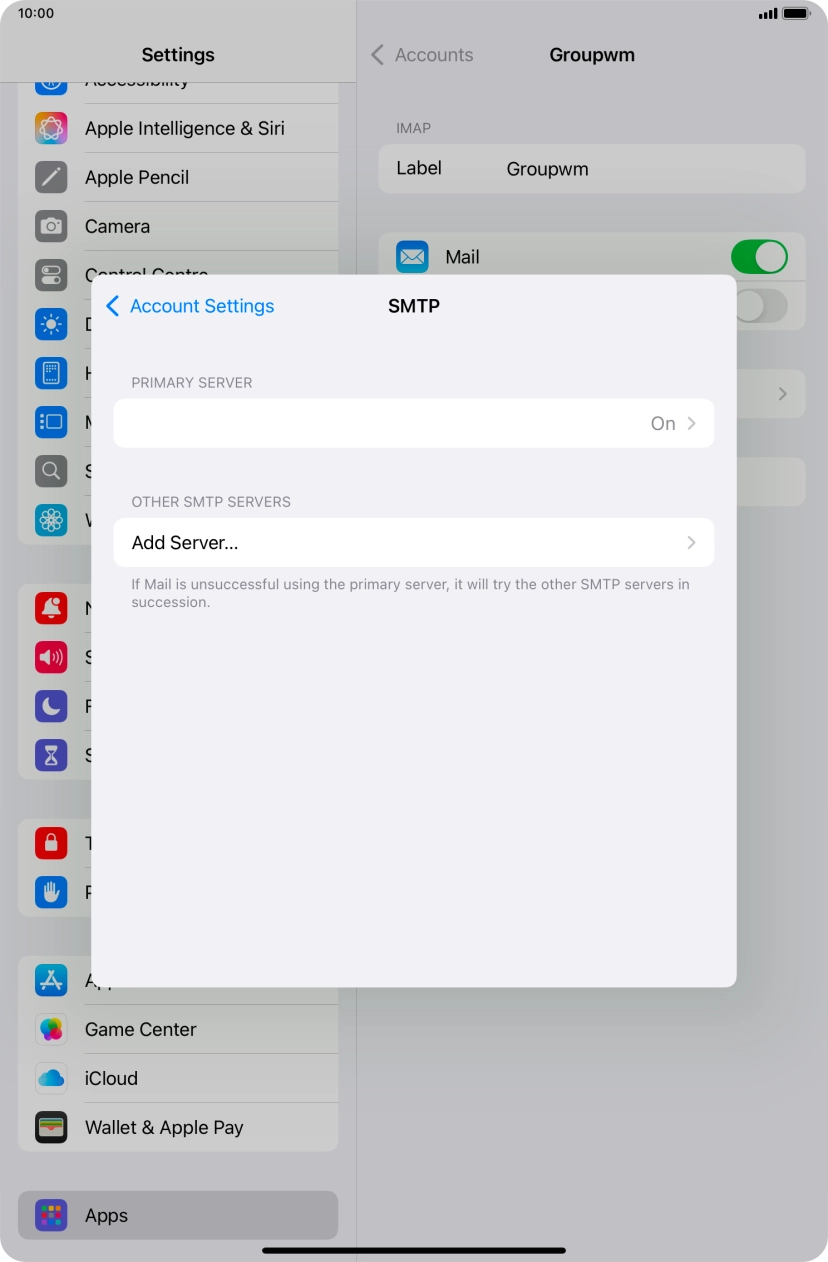 Press the field below 
