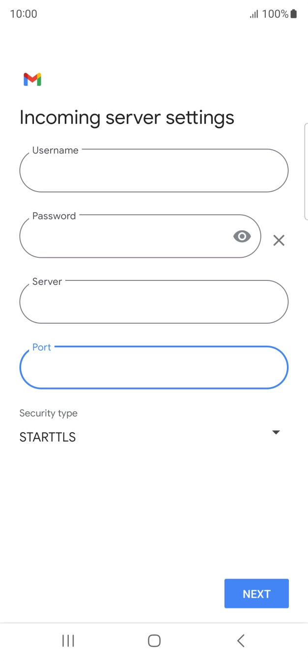 Press the drop down list below 