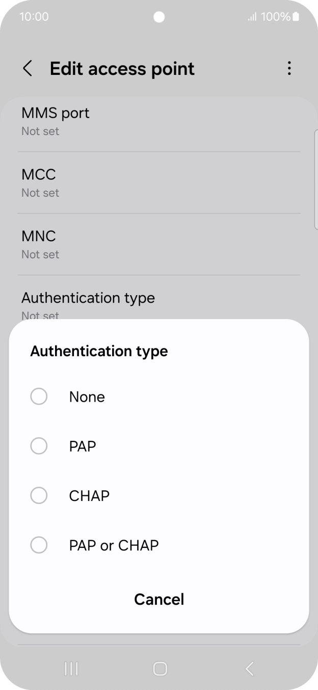 Press None. Press None.