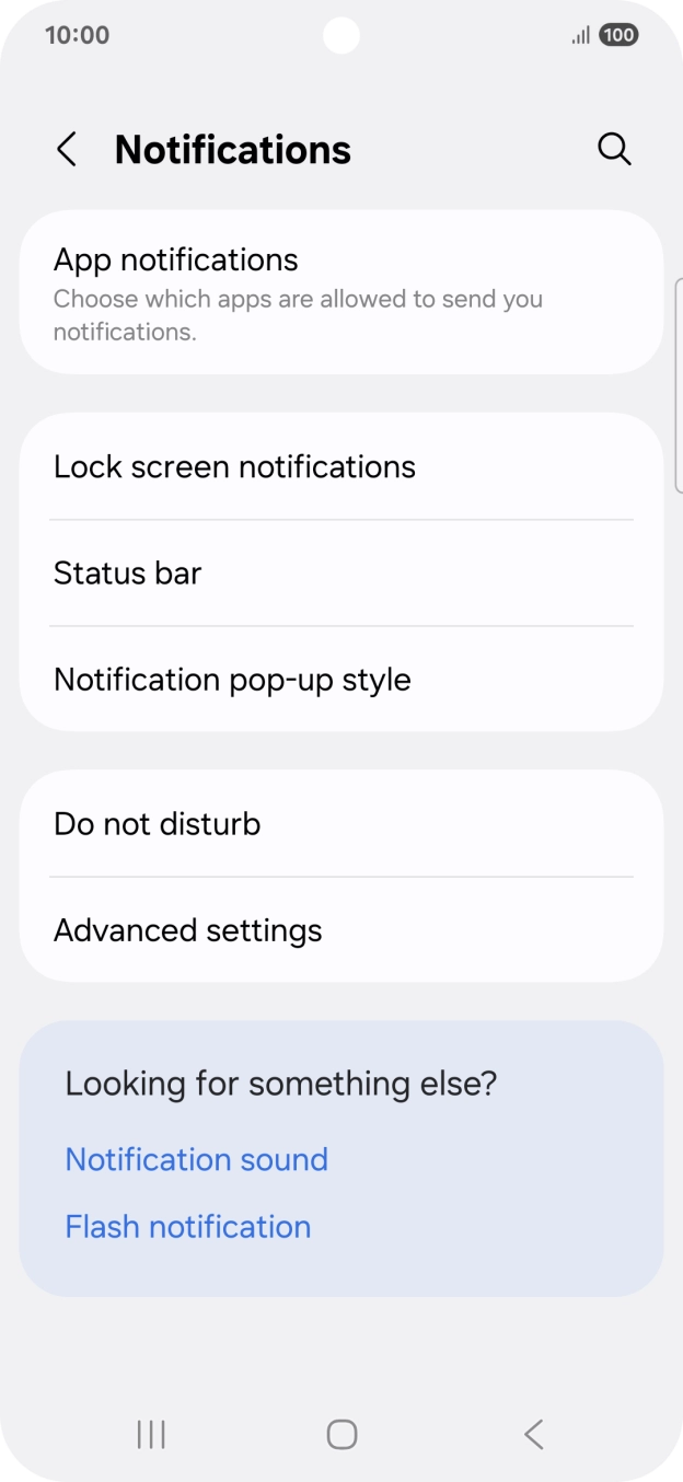 Press App notifications. Press App notifications.