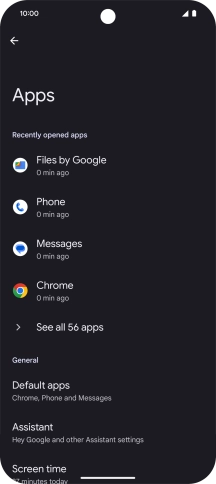 Press See all apps.
