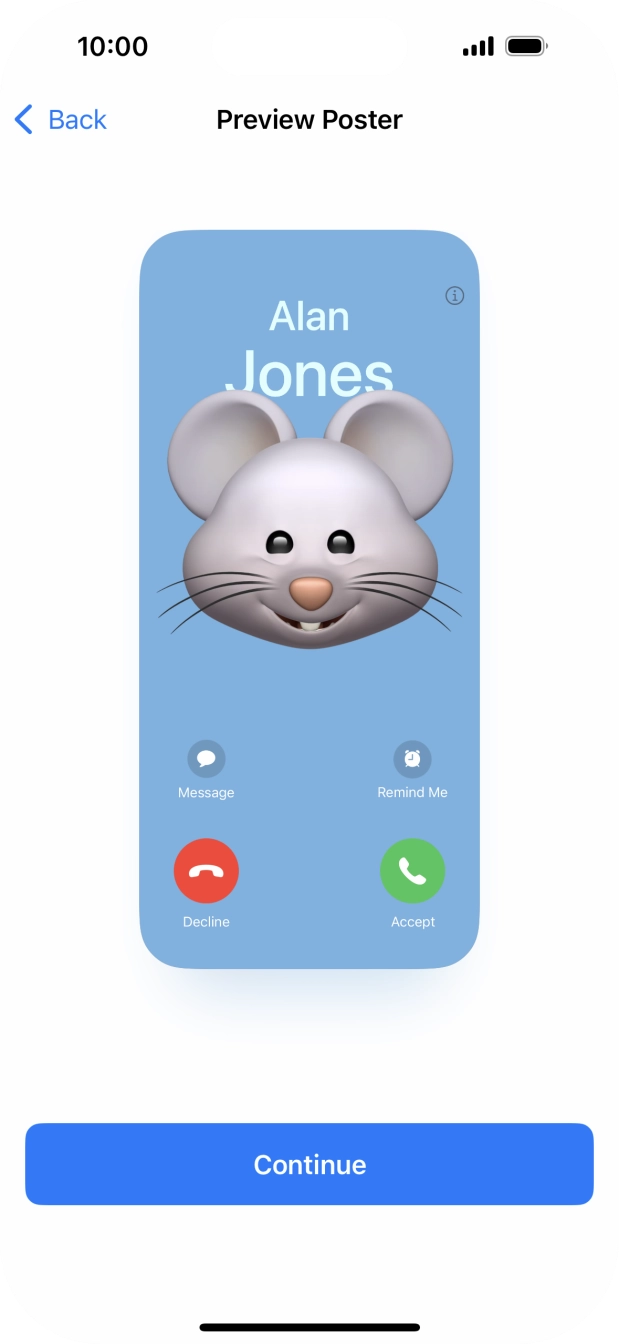 Press Continue. Press Continue.