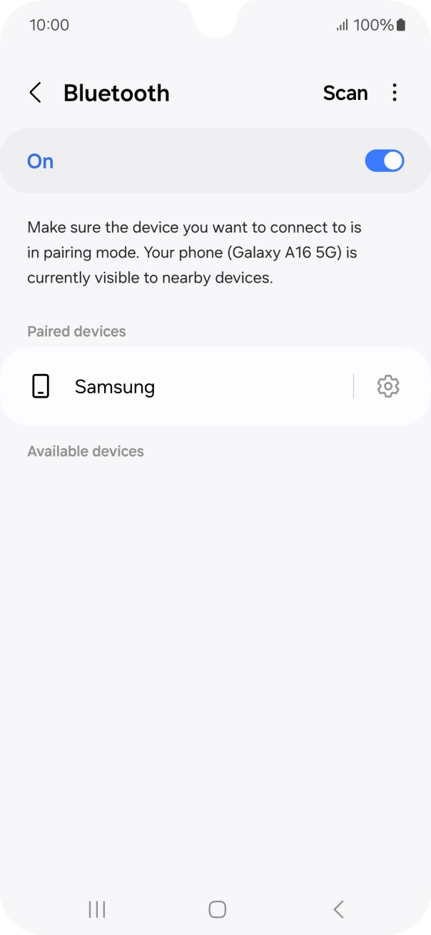 Press the Home key to return to the home screen.