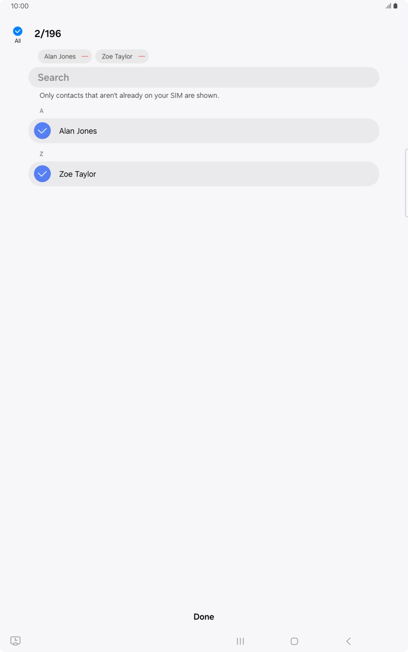 Press Done. Press Done.