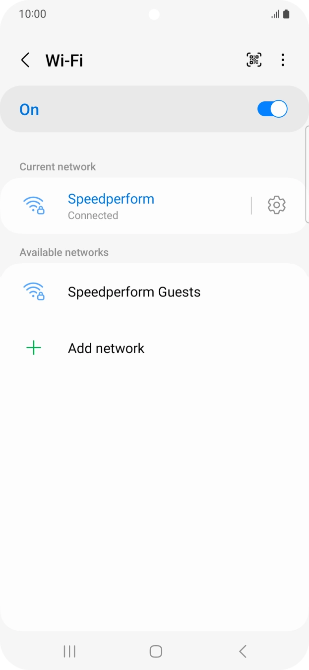 Press the Home key to return to the home screen.