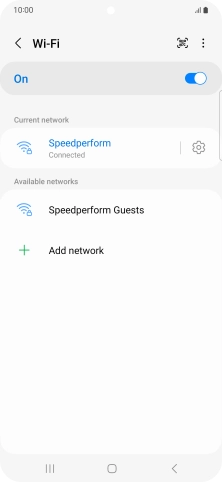 Press the Home key to return to the home screen.