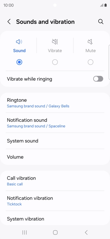 Press Ringtone.