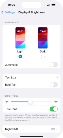 Press Dark. Press Dark.