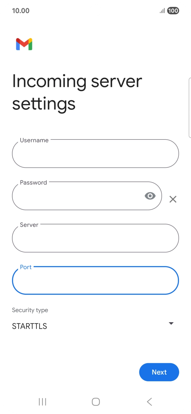 Press the drop down list below 