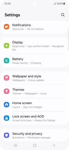 Press Battery.