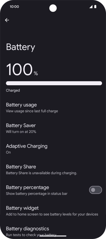 Press Battery Saver.