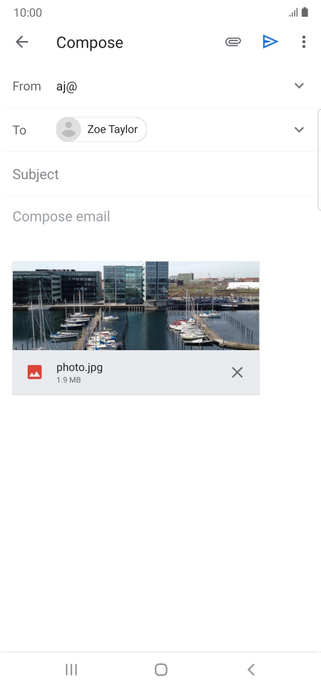 Press Subject and key in the required subject.