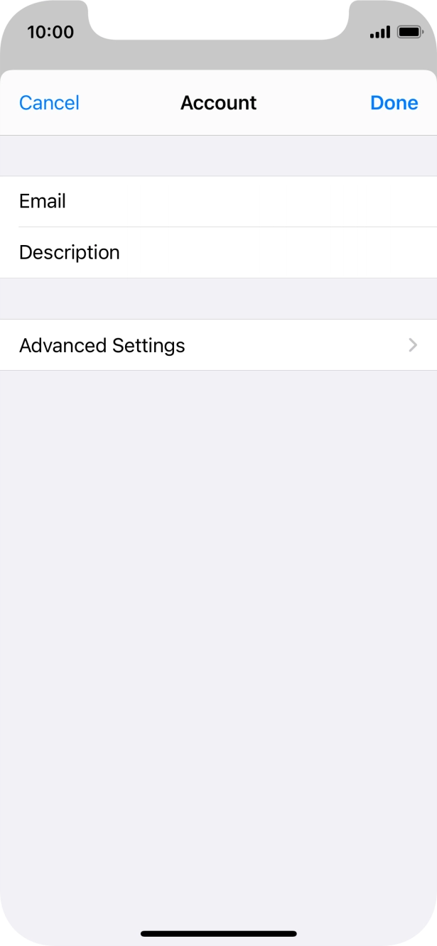 Press Advanced Settings. Press Advanced Settings.