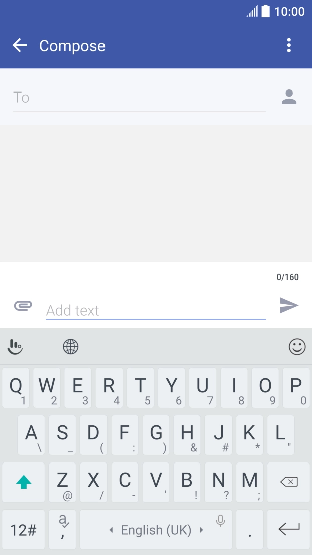 Open a new note, message or email to bring up the keypad and your phone is ready for text input.