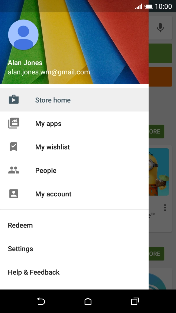 Press My apps.