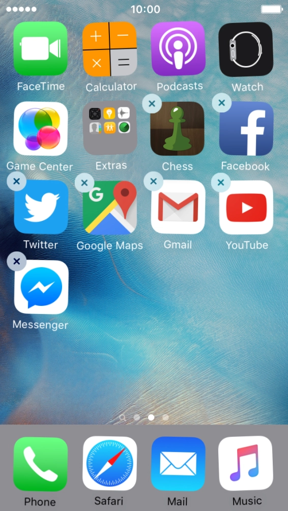 Press and drag the required app to the required location. Press and drag the required app to the required location.