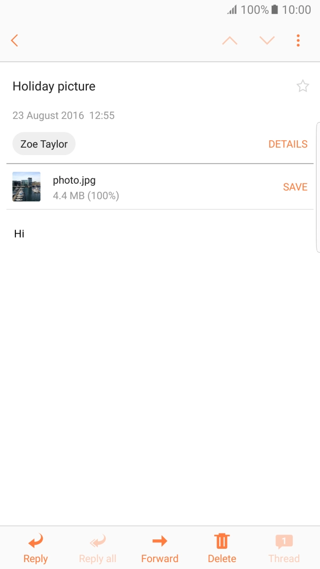 Press Reply.