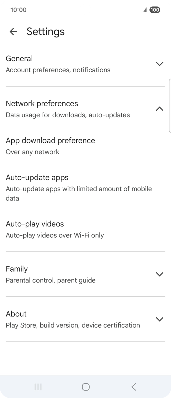 Press Auto-update apps. Press Auto-update apps.