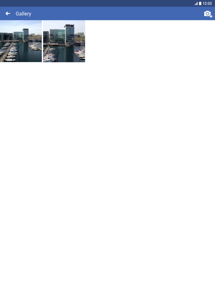 Press the required picture or video clip. Press the required picture or video clip.
