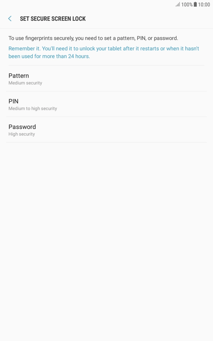 Press the required lock code and follow the instructions on the screen to create an additional lock code. Press the required lock code and follow the instructions on the screen to create an additional lock code.