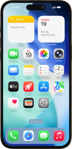 Imagen 1: Vista frontal del Apple iPhone 15 Pro Max - Black