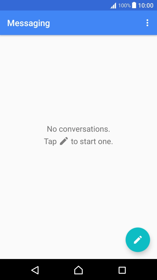 Press the menu icon. Press the menu icon.