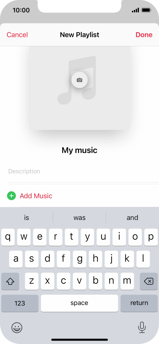 Press Add Music.