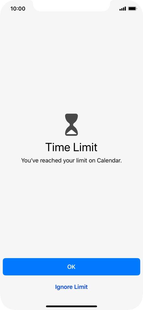 Press Ignore Limit. Press Ignore Limit.