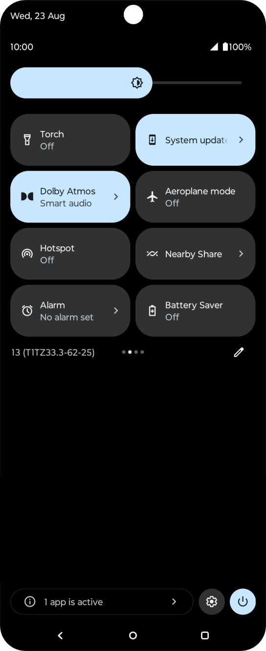Press Battery Saver to turn on the function. Press Battery Saver to turn on the function.