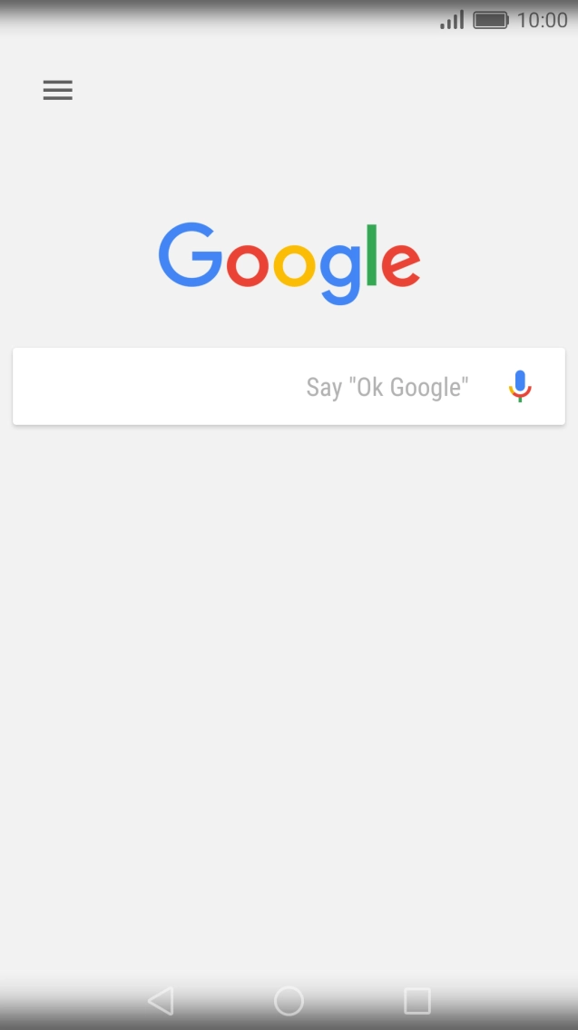 Press the Home key to return to the home screen. Press the Home key to return to the home screen.