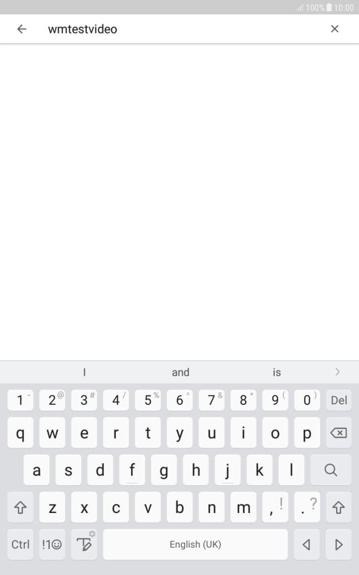 Key in the required search word and press the search icon. Key in the required search word and press the search icon.