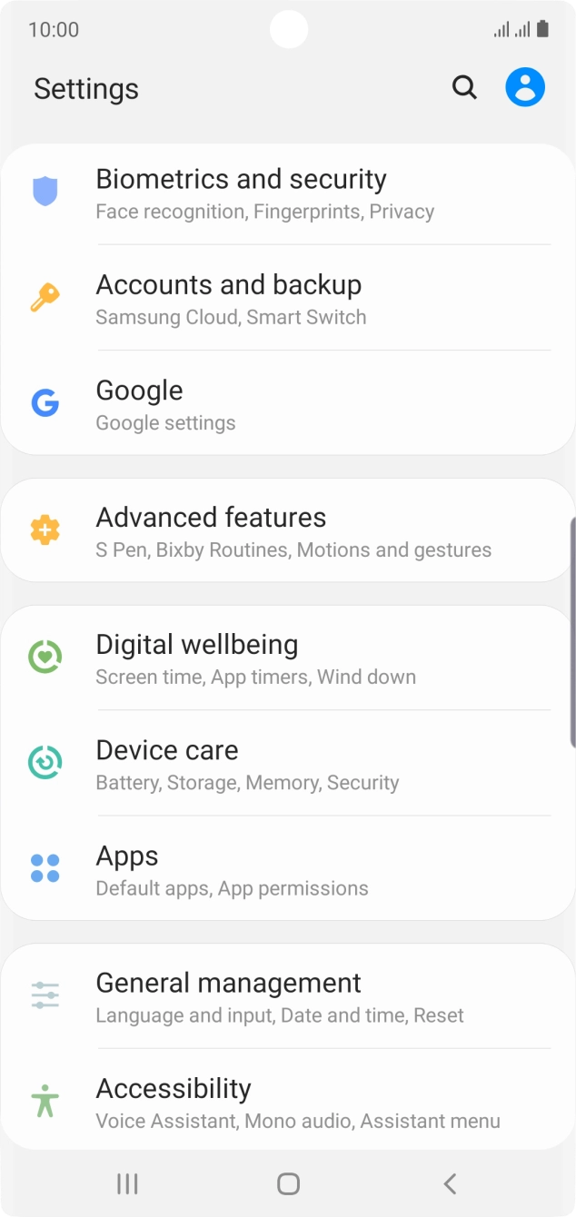 Press Device care. Press Device care.
