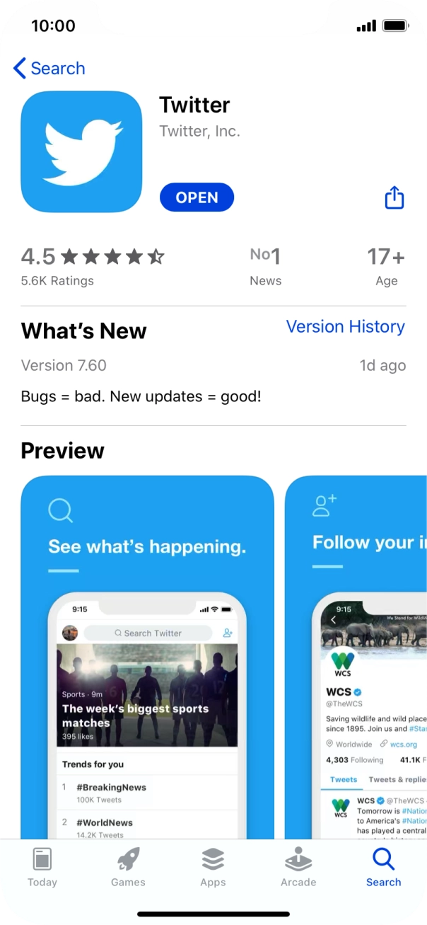 Slide your finger upwards starting from the bottom of the screen to return to the home screen.