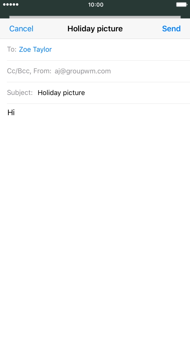 Press and hold the text input field until a pop-up menu is displayed. Press and hold the text input field until a pop-up menu is displayed.