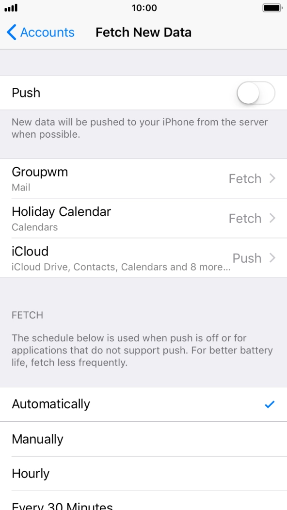 If you turn off the function, press the required setting. If you turn off the function, press the required setting.