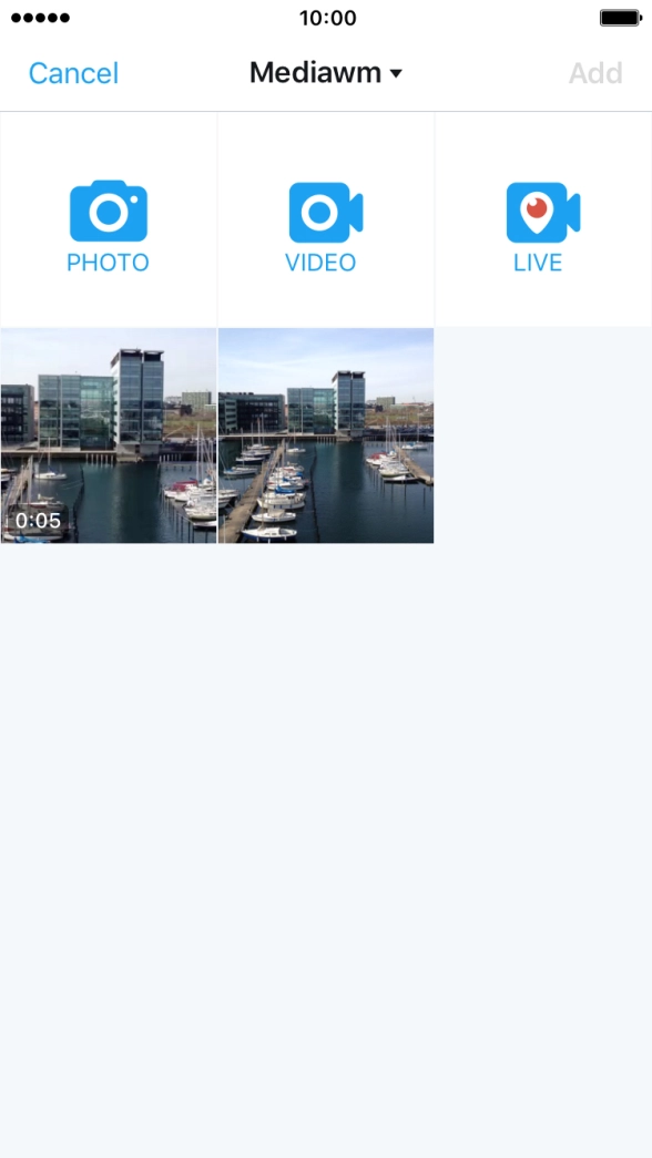 Press the required picture. Press the required picture.