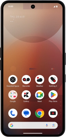 Image 1: Front view of the Nothing Phone (3a)