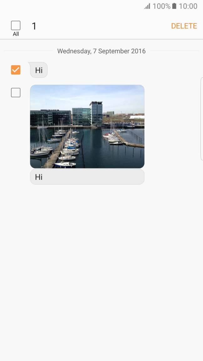 Press DELETE. Press DELETE.