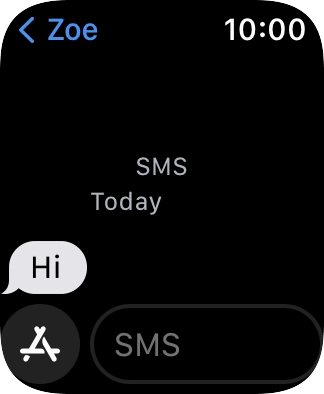 Press SMS.