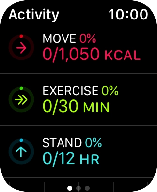 Keep sliding upwards to see the number of steps, distance and number of floors you've covered. Keep sliding upwards to see the number of steps, distance and number of floors you've covered.