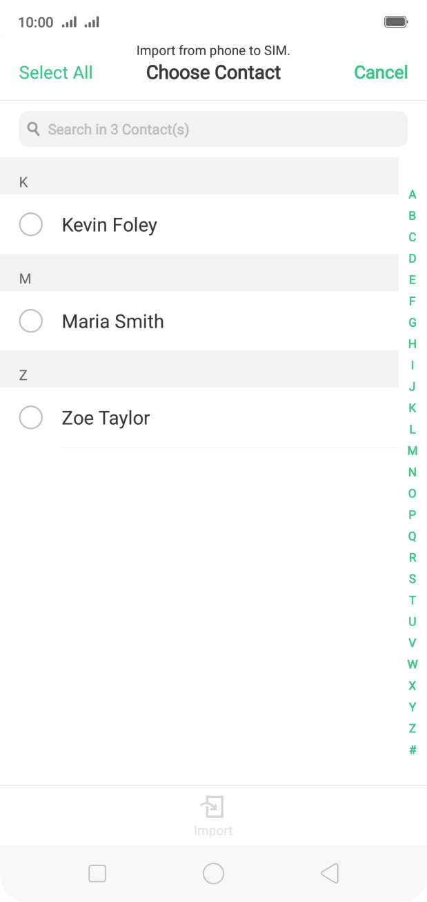 Press Select All.